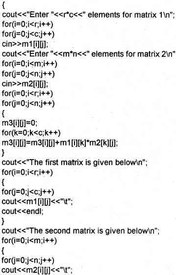 Plus One Computer Science Chapter Wise Questions and Answers Chapter 8 Arrays 5M Q1.3