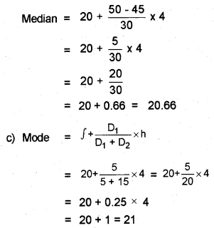 Plus One Economics Chapter Wise Previous Questions Chapter 15 Measures of Central Tendency Q20.2