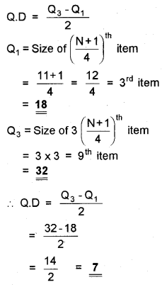 Plus One Economics Chapter Wise Previous Questions Chapter 16 Measures of Dispersion Q6