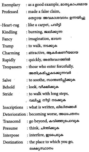 Plus One English Textbook Answers Unit 5 Chapter 3 Going Out for a Walk (Essay) 4