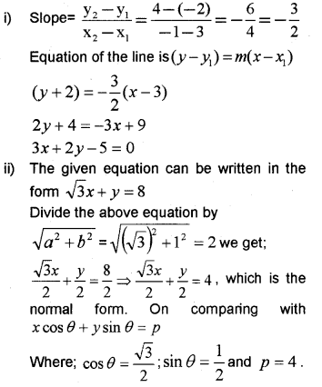 Plus One Maths Chapter Wise Previous Questions Chapter 10 Straight Lines 29