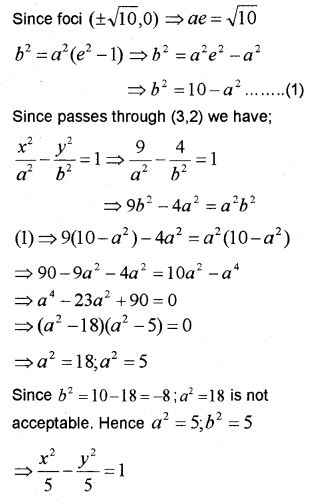 Plus One Maths Chapter Wise Previous Questions Chapter 11 Conic Sections 14