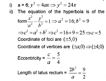 Plus One Maths Chapter Wise Previous Questions Chapter 11 Conic Sections 21