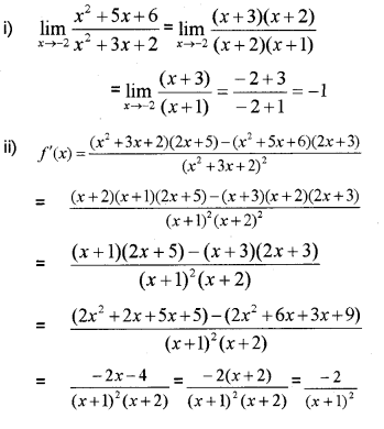 Plus One Maths Chapter Wise Previous Questions Chapter 13 Limits and Derivatives 34