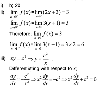 Plus One Maths Chapter Wise Previous Questions Chapter 13 Limits and Derivatives 51