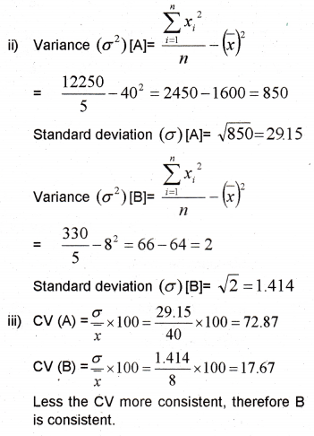 Plus One Maths Chapter Wise Previous Questions Chapter 15 Statistics 27