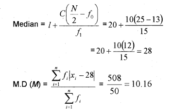 Plus One Maths Chapter Wise Previous Questions Chapter 15 Statistics 32