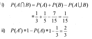 Plus One Maths Chapter Wise Previous Questions Chapter 16 Probability 2