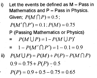 Plus One Maths Chapter Wise Previous Questions Chapter 16 Probability 9