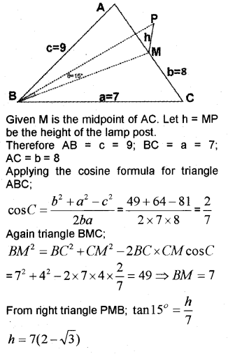 Plus One Maths Chapter Wise Previous Questions Chapter 3 Trigonometric Functions 51