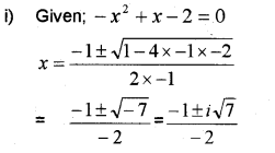 Plus One Maths Chapter Wise Previous Questions Chapter 5 Complex Numbers and Quadratic Equations 13