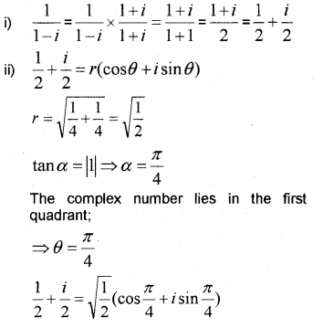 Plus One Maths Chapter Wise Previous Questions Chapter 5 Complex Numbers and Quadratic Equations 6