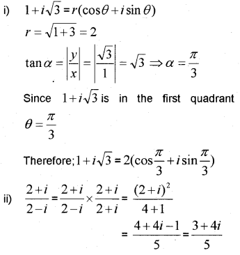 Plus One Maths Chapter Wise Previous Questions Chapter 5 Complex Numbers and Quadratic Equations 7