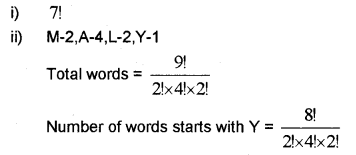 Plus One Maths Chapter Wise Previous Questions Chapter 7 Permutation and Combinations 39