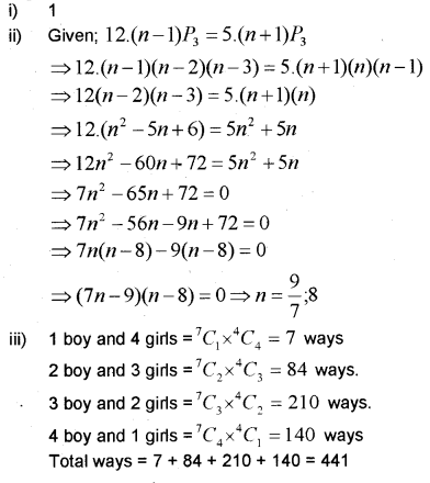 Plus One Maths Chapter Wise Previous Questions Chapter 7 Permutation and Combinations 42