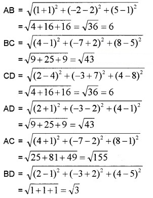 Plus One Maths Chapter Wise Questions and Answers Chapter 12 Introduction to Three Dimensional Geometry 3M Q2.3