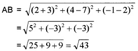 Plus One Maths Chapter Wise Questions and Answers Chapter 12 Introduction to Three Dimensional Geometry Practice Questions Q1.1