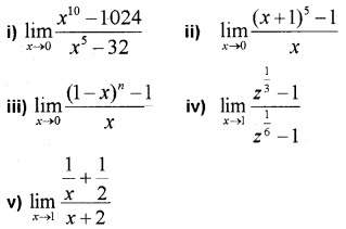 Plus One Maths Chapter Wise Questions and Answers Chapter 13 Limits and Derivatives 3M Q2