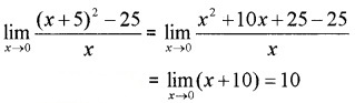 Plus One Maths Chapter Wise Questions and Answers Chapter 13 Limits and Derivatives Practice Questions Q5