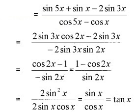 Plus One Maths Chapter Wise Questions and Answers Chapter 3 Trigonometric Functions 3M Q1.2