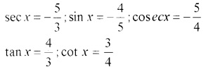 Plus One Maths Chapter Wise Questions and Answers Chapter 3 Trigonometric Functions Practice Questions Q6