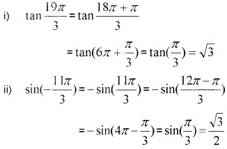 Plus One Maths Chapter Wise Questions and Answers Chapter 3 Trigonometric Functions Practice Questions Q7.1