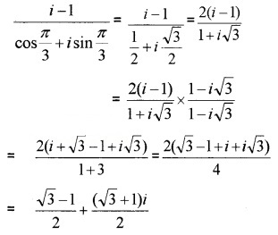 Plus One Maths Chapter Wise Questions and Answers Chapter 5 Complex Numbers and Quadratic Equations 4M Q1