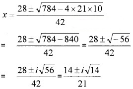 Plus One Maths Chapter Wise Questions and Answers Chapter 5 Complex Numbers and Quadratic Equations 4M Q3.1