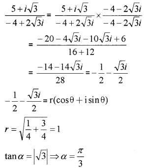 Plus One Maths Chapter Wise Questions and Answers Chapter 5 Complex Numbers and Quadratic Equations 6M Q1.1