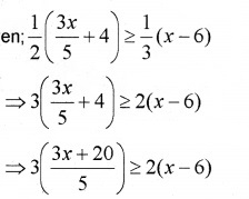 Plus One Maths Chapter Wise Questions and Answers Chapter 6 Linear Inequalities 3M Q1