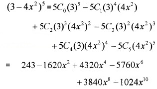 Plus One Maths Chapter Wise Questions and Answers Chapter 8 Binomial Theorem Practice Questions Q1.1