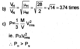 Plus One Physics Chapter Wise Previous Questions Chapter 13 Kinetic Theory 1