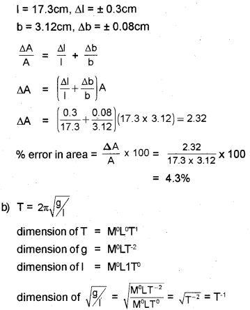 Plus One Physics Chapter Wise Previous Questions Chapter 2 Units and Measurement 10