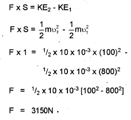 Plus One Physics Chapter Wise Previous Questions Chapter 6 Work, Energy and Power 14