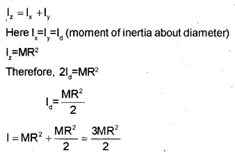 Plus One Physics Chapter Wise Previous Questions Chapter 7 Systems of Particles and Rotational Motion 22