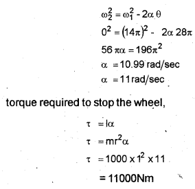 Plus One Physics Chapter Wise Previous Questions Chapter 7 Systems of Particles and Rotational Motion 7