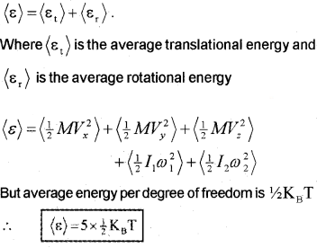 Plus One Physics Notes Chapter 13 Kinetic Theory 13