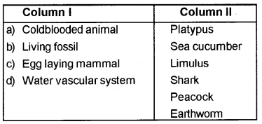 Plus One Zoology Chapter Wise Previous Questions Chapter 2 Animal Kingdom 13