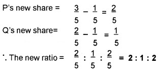 Plus Two Accountancy Chapter Wise Questions and Answers Chapter 3 Reconstitution of a Partnership Firm-Admission of Partner 3M Q5