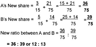 Plus Two Accountancy Chapter Wise Questions and Answers Chapter 4 Reconstitution of a Partnership Firm-Retirement Death of a Partner 3M Q2.1