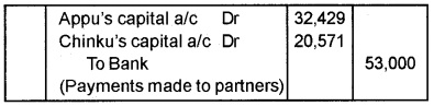 Plus Two Accountancy Chapter Wise Questions and Answers Chapter 5 Dissolution of Partnership 8M Q1.3