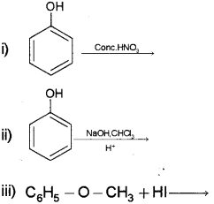 Plus Two Chemistry Chapter Wise Previous Questions Chapter 11 Alcohols, Phenols and Ethers 34