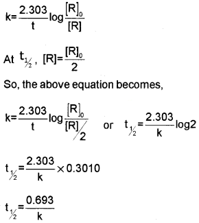 Plus Two Chemistry Chapter Wise Questions and Answers Chapter 4 Chemical Kinetics 3M Q1