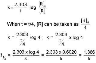 Plus Two Chemistry Chapter Wise Questions and Answers Chapter 4 Chemical Kinetics 3M Q10