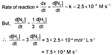 Plus Two Chemistry Chapter Wise Questions and Answers Chapter 4 Chemical Kinetics 3M Q13.1