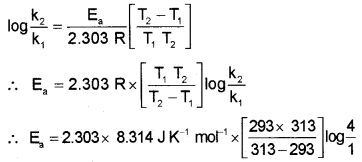 Plus Two Chemistry Chapter Wise Questions and Answers Chapter 4 Chemical Kinetics 3M Q15