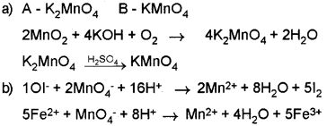 Plus Two Chemistry Chapter Wise Questions and Answers Chapter 8 The d and f Block Elements 4M Q9