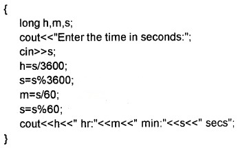 Plus Two Computer Application Chapter Wise Questions and Answers Chapter 1 Review of C++ Programming 3M Q16