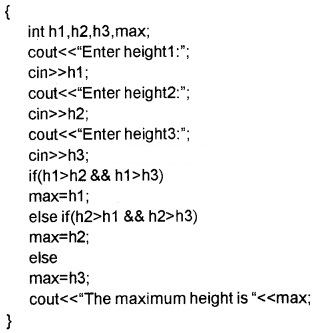 Plus Two Computer Application Chapter Wise Questions and Answers Chapter 1 Review of C++ Programming 3M Q38