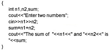 Plus Two Computer Application Chapter Wise Questions and Answers Chapter 1 Review of C++ Programming 3M Q7